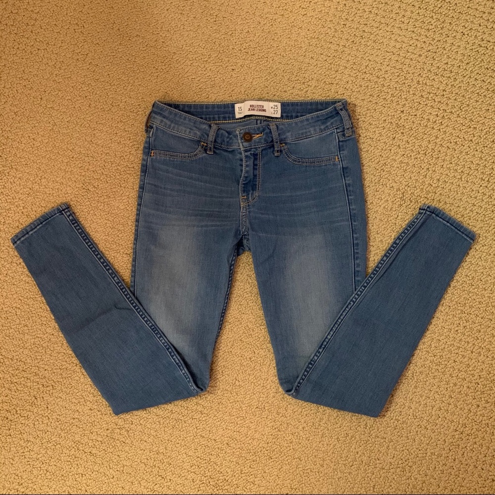 Hollister Jean Leggings Medium Wash Size 1S